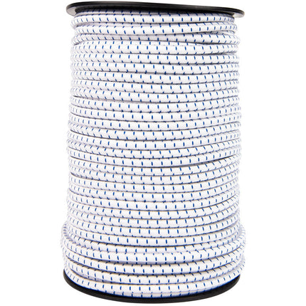 Abdeckplanemarkt Elastische Kordel 8mm blau-weiß gestreift