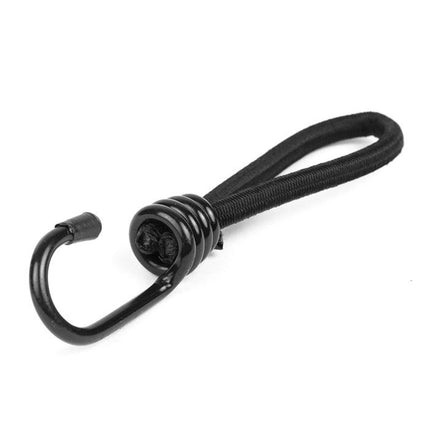 Abdeckplanemarkt Elastischer Spanner 6mm Spin Haken 13cm schwarz belastbar bis 15KG PP