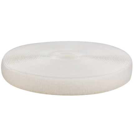 Abdeckplanemarkt Klettverschluss 20mm nähbare Schlaufe weiß