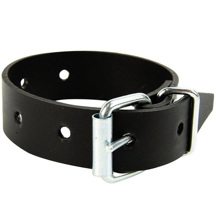 Abdeckplanemarkt Pvc Gürtel mit Schnalle 25cm schwarz