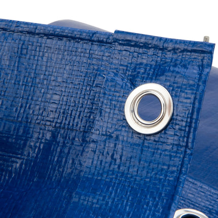 abdeckplanemarkt 10 × 12m PE Gewebeplane Bauplane blau 250 g/m2