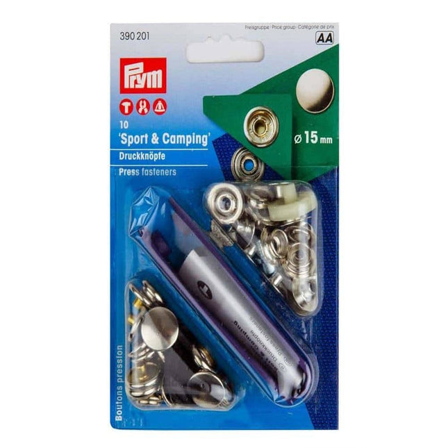 Abdeckplanemarkt 10x Druckknöpfe der Marke Prym 15mm