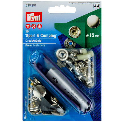 Abdeckplanemarkt 10x Druckknöpfe der Marke Prym 15mm