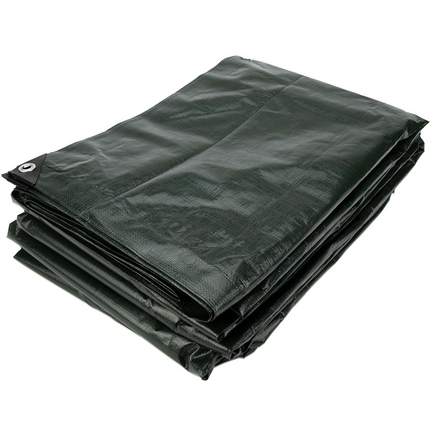 Abdeckplanemarkt 10x12 PE Gewebeplane grün 250 g/m2