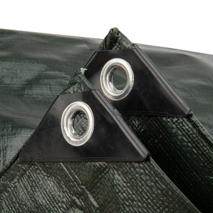 Abdeckplanemarkt 10x20 PE Gewebeplane grün 170 g/m2