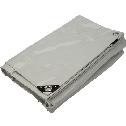 4x5 PVC Abdeckplane grau 650 g/m2 – Abdeckplanemarkt