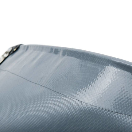 abdeckplanemarkt 2 × 3m PVC Abdeckplane mit Metall Ösen grau 650 g/m2