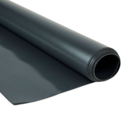 Abdeckplanemarkt 250 cm PVC Plane 650 g/m2 anthrazit RAL 7024 – Meterware