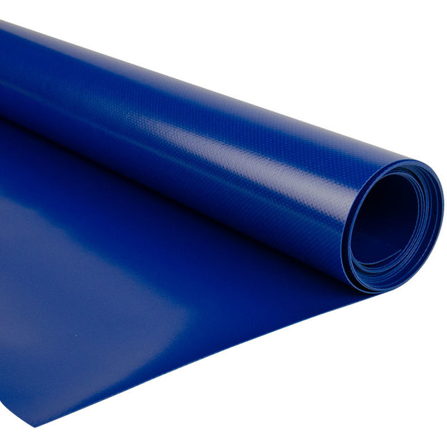 Abdeckplanemarkt 250 cm PVC Plane 650 g/m2 blau – Meterware