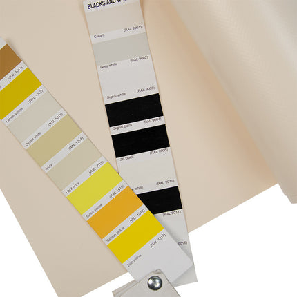 Abdeckplanemarkt 250 cm PVC Plane 650 g/m2 creme – Meterware