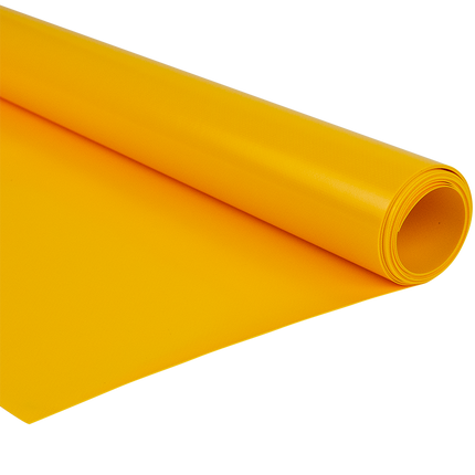 Abdeckplanemarkt 250 cm PVC Plane 650 g/m2 gelb – Meterware