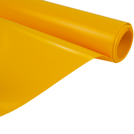 Abdeckplanemarkt 250 cm PVC Plane 650 g/m2 gelb – Meterware