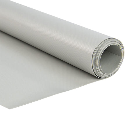 Abdeckplanemarkt 250 cm PVC Plane 650 g/m2 hellgrau RAL 7038 – Meterware