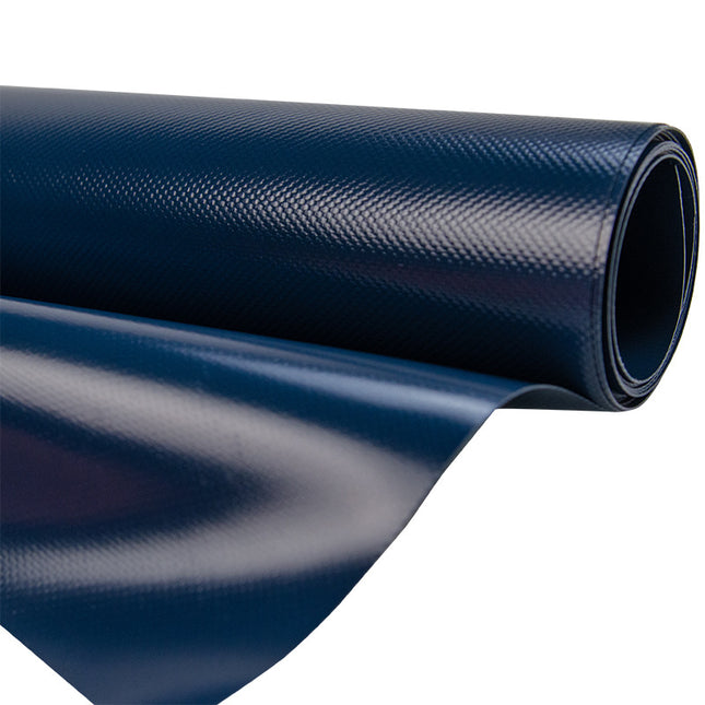 abdeckplanemarkt 2,5m Blau dunkel 680gr PVC Plane 5008