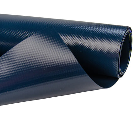 abdeckplanemarkt 2,5m Blau dunkel 680gr PVC Plane 5008