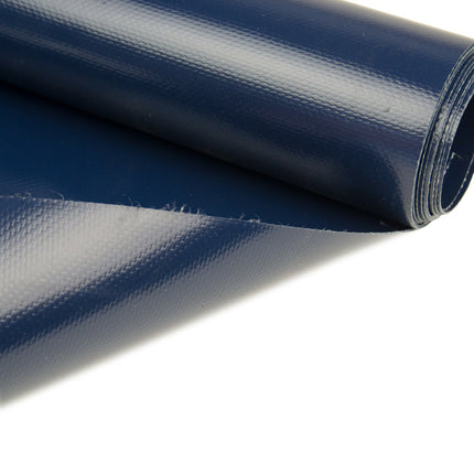 abdeckplanemarkt 2,5m Blau dunkel 680gr PVC Plane 5013