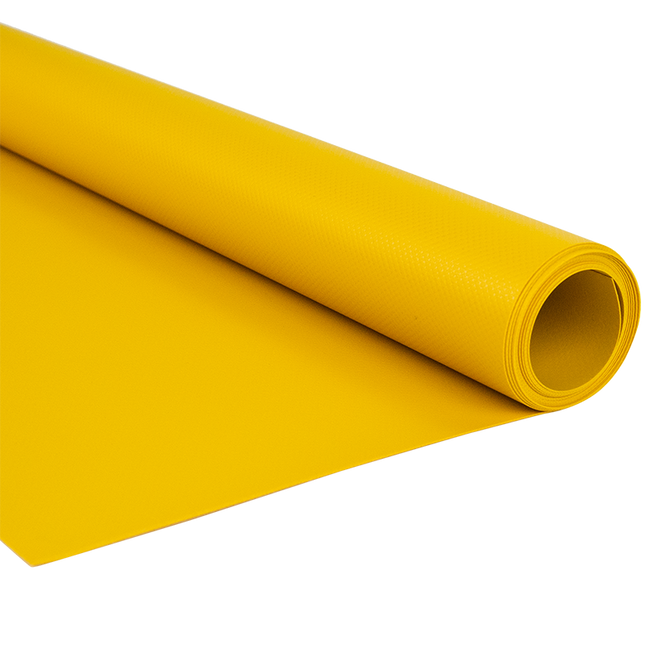 abdeckplanemarkt 2,5m Gelb Matt 680gr PVC Plane
