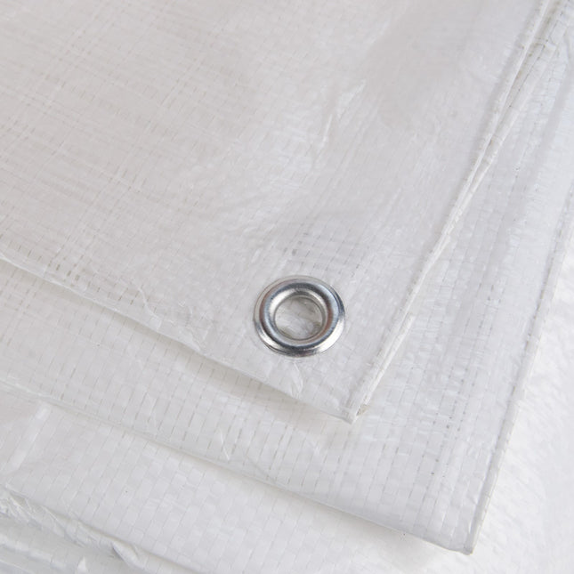 Abdeckplanemarkt 2x3 PE Gewebeplane weiß 250 g/m2