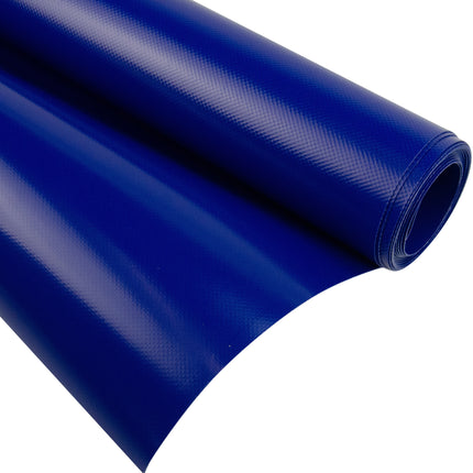Abdeckplanemarkt 300 cm PVC Plane 680 g/m2 blau – Meterware, schwer entflammbar