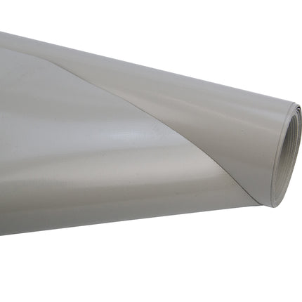 Abdeckplanemarkt 300 cm PVC Plane 680 g/m2 grau – Meterware, schwer entflammbar