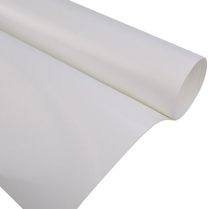 Abdeckplanemarkt 320 cm PVC Plane 680 g/m2 weiß RAL 9016 – Meterware, schwer entflammbar