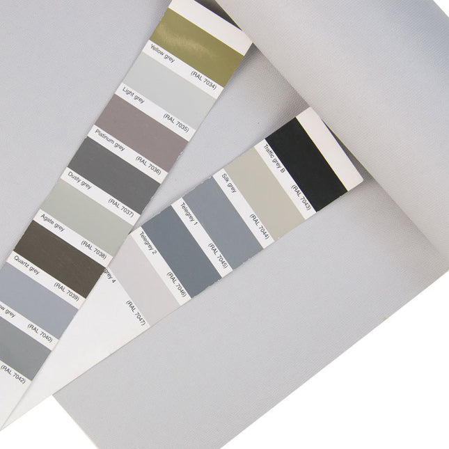 abdeckplanemarkt 3,2m Grau Matt 400gr PVC Plane