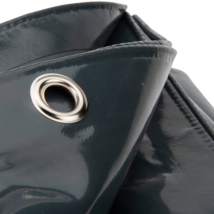 Abdeckplanemarkt 3x4 PVC Abdeckplane anthrazit 650 g/m2