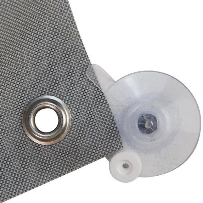 abdeckplanemarkt 4x Saugnapf transparentes Gewinde und Mutter