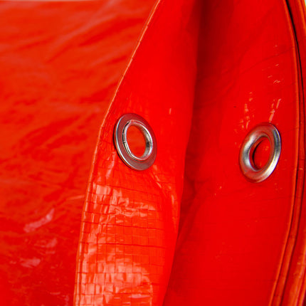 abdeckplanemarkt 4x5 Gewebeplane 100 g/m2 Plane PE Orange