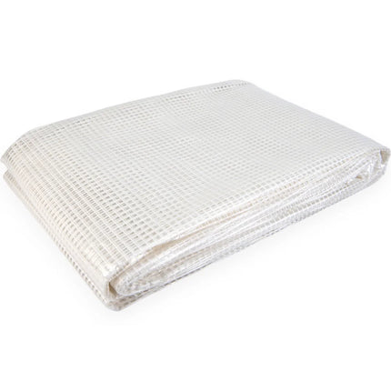 Abdeckplanemarkt 4x5 transparente Gewebeplane / Abdeckplane 250 g/m2 gitterverstärkt