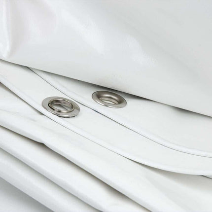 Abdeckplanemarkt 4x6 PVC Abdeckplane weiß 650 g/m2