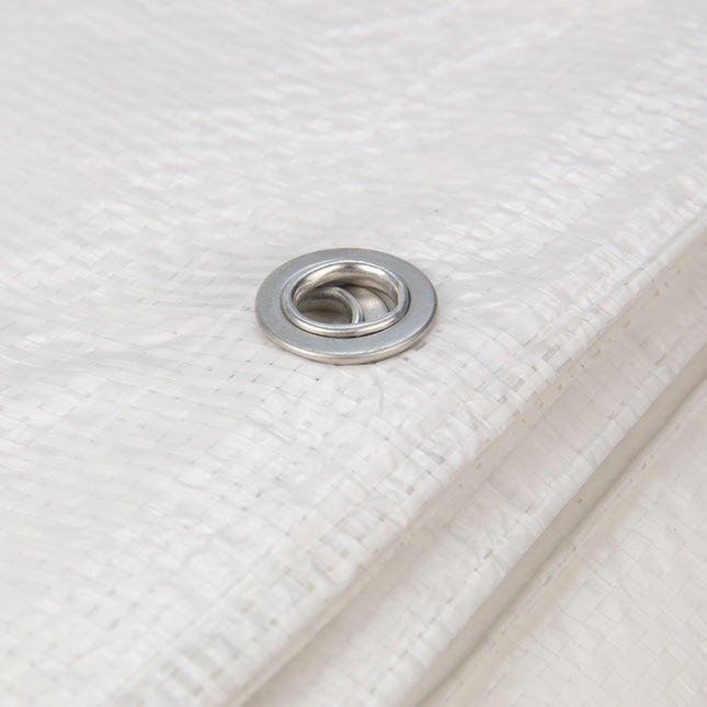 Abdeckplanemarkt 6x10 PE Gewebeplane grün 100 g/m2