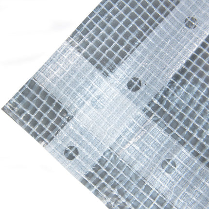 Abdeckplanemarkt 8x12m Transparente gitterverstärkt Plane 250gr