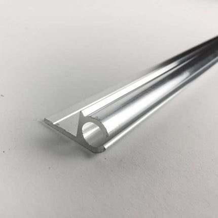 Abdeckplanemarkt Caravanrail 7mm 99cm flach mit Öffnung der Rundung auf der rechten Seite