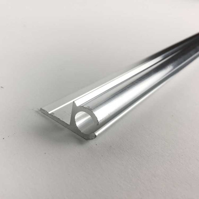 Abdeckplanemarkt Caravanrail 7mm 99cm flach mit Öffnung der Rundung auf der rechten Seite