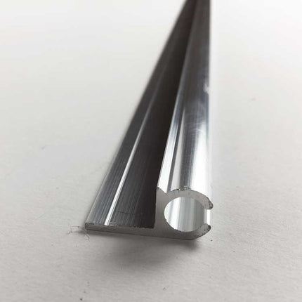 Abdeckplanemarkt Caravanrail 7mm 99cm flach mit Öffnung der Rundung auf der rechten Seite