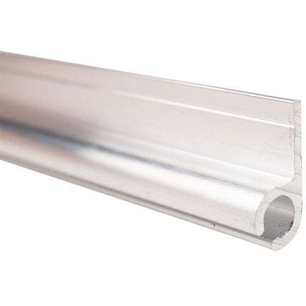 Abdeckplanemarkt Caravanrail 7mm 99cm flach mit schräger Öffnung der Rundung