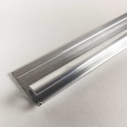 Abdeckplanemarkt Caravanrail 7mm 99cm flach mit schräger Öffnung der Rundung