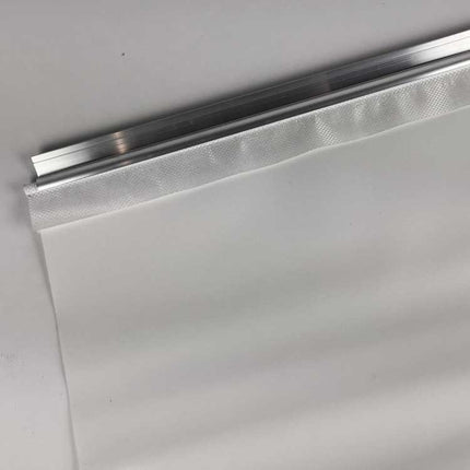 Abdeckplanemarkt Caravanrail 7mm 99cm flach mit schräger Öffnung der Rundung