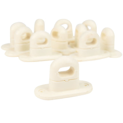 Abdeckplanemarkt Drehkreuz 42x22mm cremefarbener Kunststoff