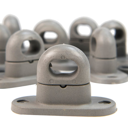 Abdeckplanemarkt Drehkreuz 42x22mm Kunststoff grau