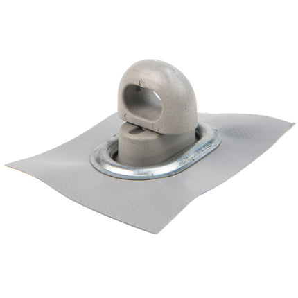 Abdeckplanemarkt Drehkreuz 42x22mm Kunststoff grau