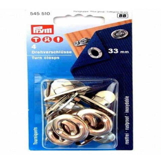 Abdeckplanemarkt Drehverschlüsse Prym 33mm Set