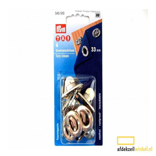 Abdeckplanemarkt Drehverschlüsse Prym 33mm Set