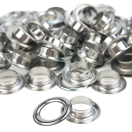 Abdeckplanemarkt Edelstahl-Ösen 16mm lose 100 Stück