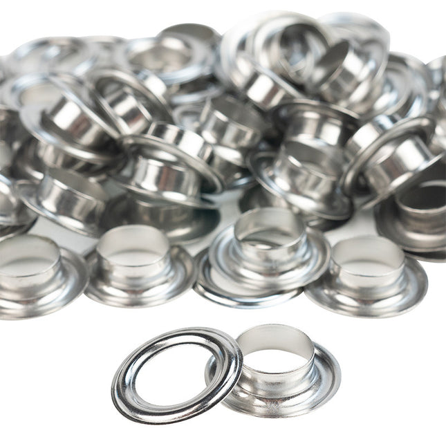 Abdeckplanemarkt Edelstahl-Ösen 16mm lose 100 Stück