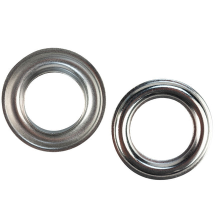 Abdeckplanemarkt Edelstahl-Ösen 16mm lose 100 Stück