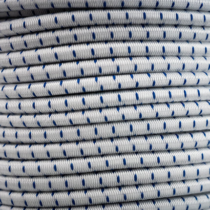 Abdeckplanemarkt Elastische Kordel 10mm blau-weiß gestreift
