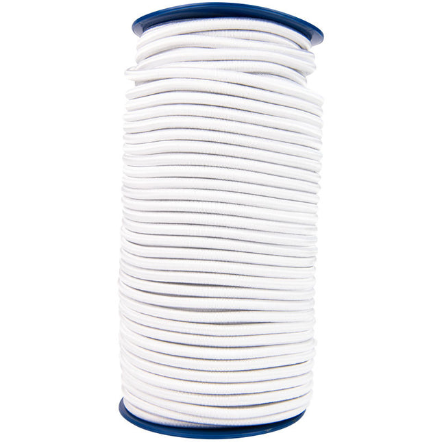 Abdeckplanemarkt Elastische Kordel 10mm weiß