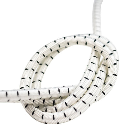 Abdeckplanemarkt Elastische Kordel 12mm schwarz-weiß gestreift